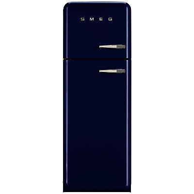 Smeg FAB30LF Fridge Freezer, A++ Energy Rating, Left-Hand Hinge, 60cm Wide Blue Smeg FAB30LF Fridge Freezer, A++ Energy Rating, Left-Hand Hinge, 60cm Wide Blue